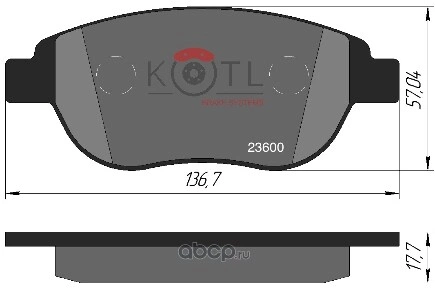 Колодки тормозные дисковые передн CITROEN BERLINGO 05-, BERLINGO фургон 00-, C3 02-, XSARA 00-05, купить 925 ₽