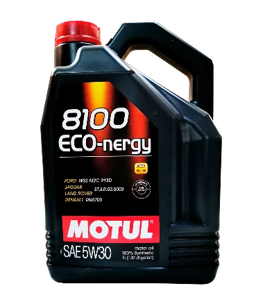 Масло моторное Motul 8100 Eco-nergy SL/CF 5W-30 синтетическое 5 л купить 3 178 ₽