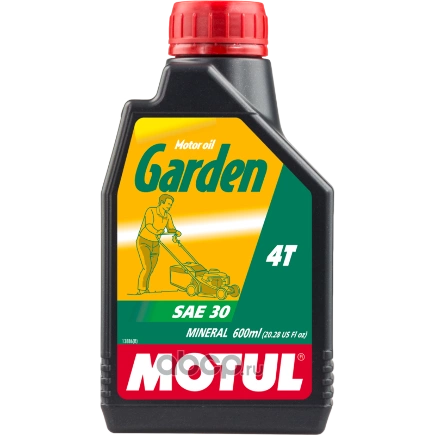 Масло моторное Motul GARDEN 4Т SAE30 минеральное 0.6 л купить 782 ₽