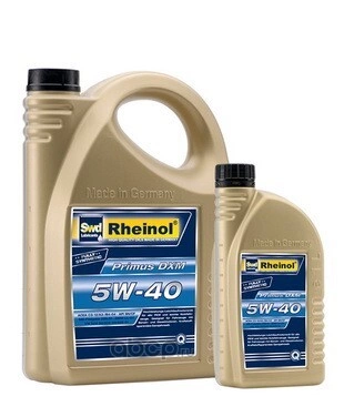 Масло моторное SWD Rheinol Primus DXM 5W-40 синтетика 4 л купить 4 209 ₽