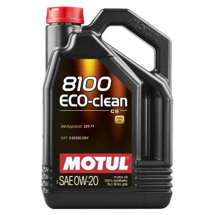 Масло моторное Motul 8100 Eco-clean 0W-20 синтетическое 5 л купить 8 733 ₽