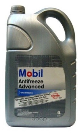 Антифриз MOBIL Antifreeze Advanced концентрат красный 5 л купить 4 733 ₽