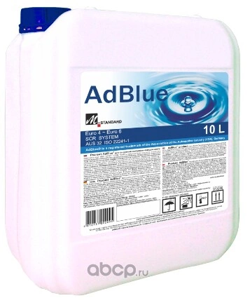 AdBlue_M-Standard Водный раствор мочевины, 10л. купить 1 007 ₽