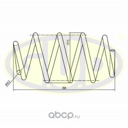 ПРУЖИНА ПЕРЕД VW MULTIVAN T5 03-09 G.U.D купить 2 608 ₽