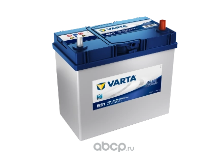 Аккумулятор VARTA Blue Dynamic 45 А/ч обратная R+ B31 238x129x227 EN330 А купить 8 139 ₽