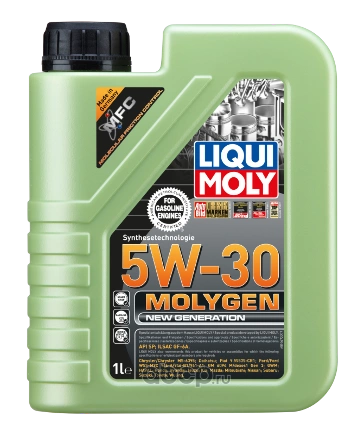 Масло моторное LIQUI MOLY Molygen New Generation 5W-30 синтетическое 1 л 9041/ купить 2 289 ₽