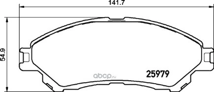 Колодки передние SUZUKI SX4 II S-Cross 13-> / Vitara III 15-> BREMBO купить 4 478 ₽