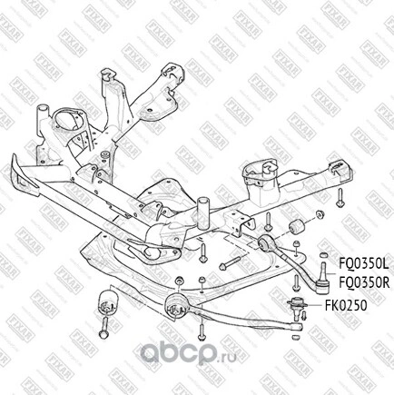 Опора шаровая L=R (нижний рычаг) BMW X5(E53) 00-07 FIXAR купить 1 239 ₽