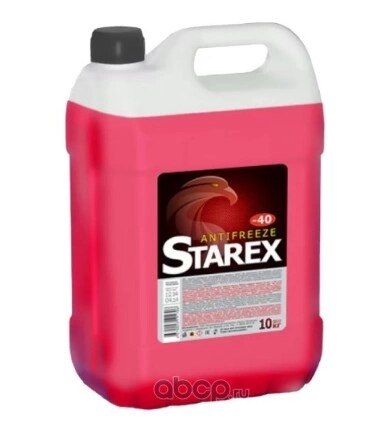 Антифриз STAREX Antifreeze G11 готовый -40C красный 10 кг купить 992 ₽