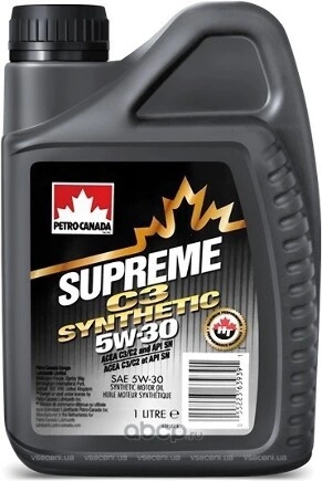 Petro-Canada Supreme C3 Synthetic 5W-30 1л купить 2 501 ₽