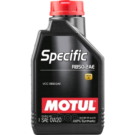 Масло моторное Motul Specific RBS0-2AE 0W-20 синтетическое 1 л купить 1 817 ₽