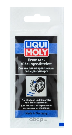 Смазка для напр. суппорта LiquiMoly Bremsenflussigkeit (0,005кг) LIQUI MOLY купить 180 ₽