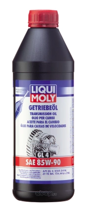 Масло трансмиссионное Liqui Moly Hochleistungs-Getriebeoil GL-4 85W90 минеральное 1 л купить 1 401 ₽