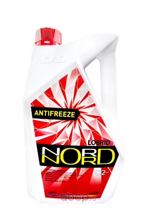 Антифриз NORD High Quality Antifreeze готовый -40C красный 3 кг купить 579 ₽