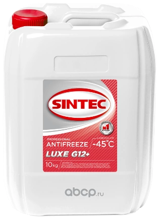 613504 Sintec ANTIFREEZE G12 LUX -45 10кг (красный) Sintec купить 2 120 ₽