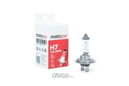 Лампа H7 12V 55W Стандартная/ PX26d Metaco купить 128 ₽