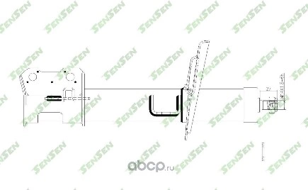 Амортизатор левый передний мост /OPEL, ASTRA H, ZAFIRA B SENSEN 42140527 купить 3 373 ₽