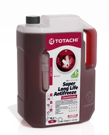 Антифриз TOTACHI Super LLA Red G12+ концентрат красный 4 л 4589904928109 купить 1 274 ₽