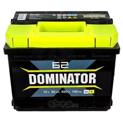 Аккумулятор Dominator 62R (ОБР) (EN620) 242х175х190 Dominator купить 7 587 ₽