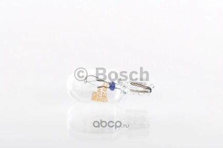 Лампа 12V W3W 3W W2,1x9,5d BOSCH 1 шт. картон купить 65 ₽