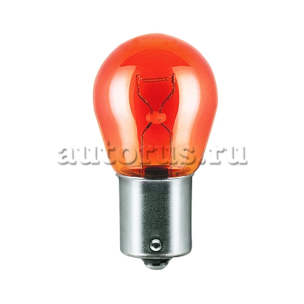 Лампа 12V PY21W 21W BA15s WOLFRAM HALOGEN BULB 1 шт. картон AMBER купить 53 ₽