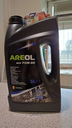 AREOL MTF 75W90 (5л) полусинт. трансм. масло для робот. и МКПП API GL-4, MB 235.6/235.8 купить 3 548 ₽