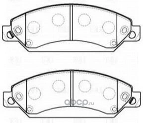 Колодки торм. для а/м Chevrolet Tahoe (07-)/(14-)/Cadillac Escalade (06-) диск. перед. TRIALLI купить 3 419 ₽