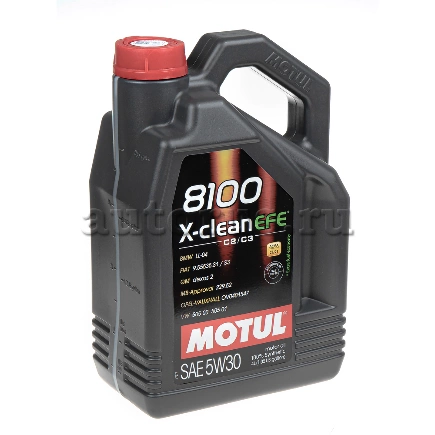 Масло моторное Motul 8100 X-clean EFE 5W-30 синтетическое 4 л купить 5 730 ₽