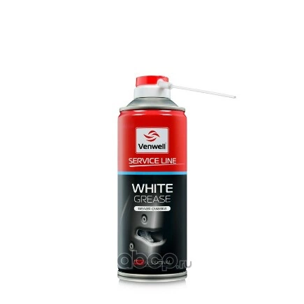 Смазка аэрозоль Venwell White Grease 400 мл купить 474 ₽