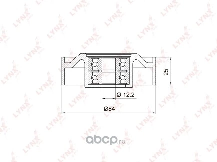 Ролик натяжного механизма / приводной LYNXauto купить 4 055 ₽