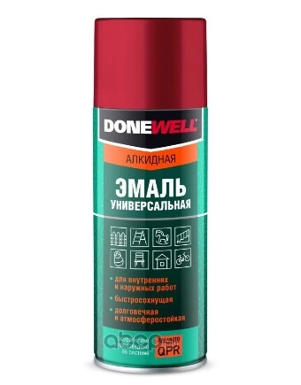 Эмаль DONEWELL универсальная красная DONEWELL DONEWELL купить 203 ₽