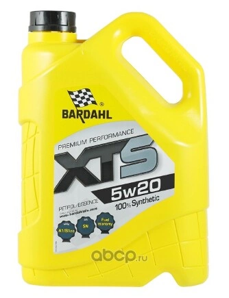 Масло моторное Bardahl XTS 5W-20 5 л купить 5 306 ₽