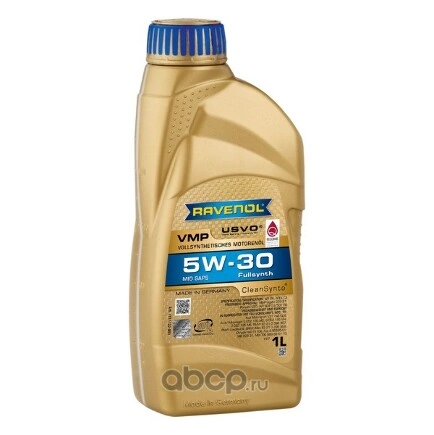 Масло моторное Ravenol VMP 5W-30 синтетика 1 л купить 2 271 ₽