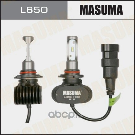 Лампа светодиодная 12/24V HB3 18W 4000lm P20d 6000K MASUMA LED 2 шт. картон купить 2 648 ₽