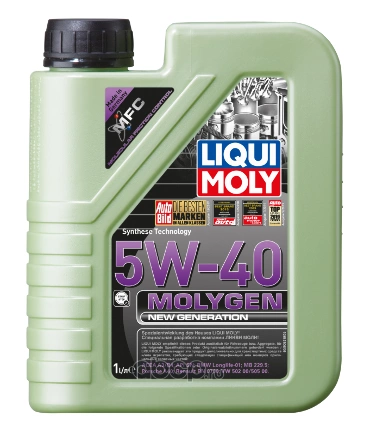 Масло моторное LIQUI MOLY Molygen New Generation 5W-40 синтетическое 1 л купить 1 918 ₽