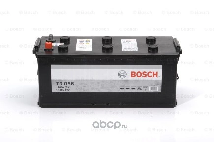 Аккумулятор BOSCH Т3 190 А/ч Прямая 513x223x223 EN1 200 А купить 21 933 ₽