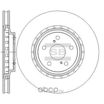 Диск тормозной SD4034 купить 4 753 ₽