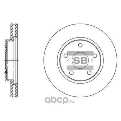 Диск тормозной SD4094 купить 2 521 ₽