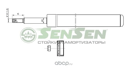 Амортизатор VW GOLF IIIIIVENTO 84-92 пер.масл. купить 1 752 ₽