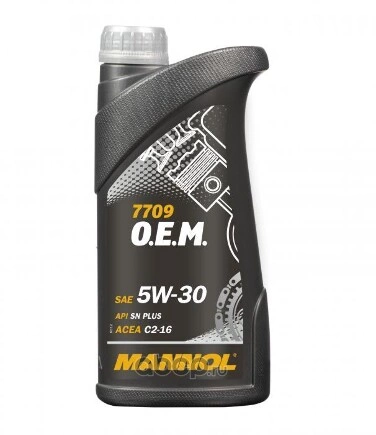 Масло моторное MANNOL 7709 O.E.M. for Toyota Lexus 5W-30 синтетическое 1 л купить 802 ₽