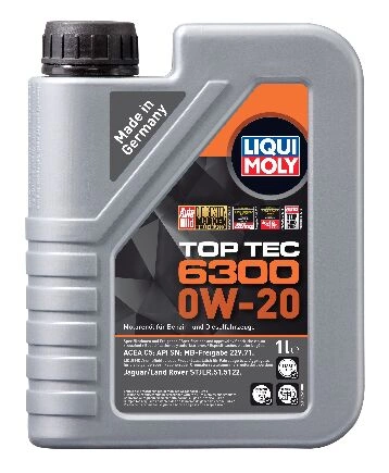 Масло моторное Liqui moly Top Tec 6300 0W-20 синтетика 1 л купить 1 602 ₽