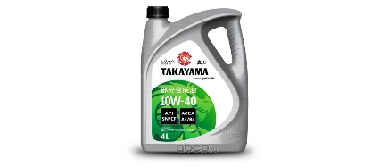 Масло моторное TAKAYAMA 10W-40 полусинтетика 4 л купить 2 464 ₽