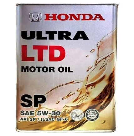 Масло моторное HONDA ULTRA LTD SP/GF-6 5W-30 4 л купить 5 815 ₽