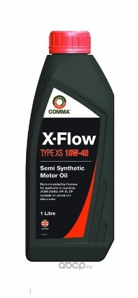 Масло моторное COMMA X-FLOW TYPE XS 10W-40 полусинтетика 1 л купить 619 ₽