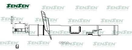 Аморт. зад. лев. газ Land Rover Freelander 2 (FA) купить 3 939 ₽