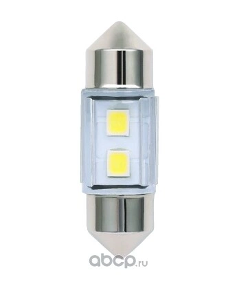 Лампа светодиодная 12V T11x31 W SV8,5-8 Маяк SUPER WHITE 2 шт. блистер купить 307 ₽