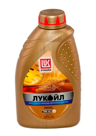 Масло моторное Лукойл Люкс SL/CF 10W-40 полусинтетическое 1 л купить 510 ₽