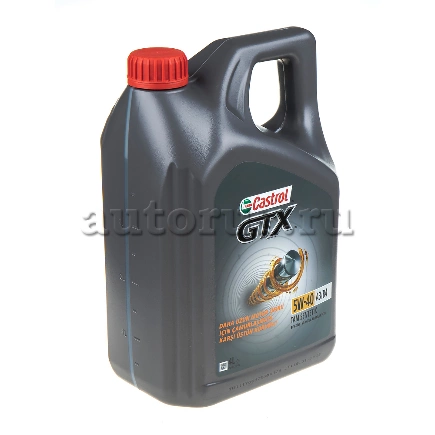 Масло моторное CASTROL GTX 5W-40 синтетическое 4 л купить 4 214 ₽