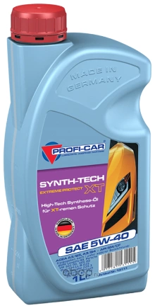 PROF 5W40 (1 L) Synth-Tech XT_масло моторное APISM/CF, ACEAA3/B4, VW 505 00, MB 229.3, BMW LL98 PROFI-CAR купить 969 ₽