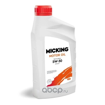 Масло моторное Micking Motor Oil EVO2 5W-30 API SN/CF, 1л MICKING купить 612 ₽